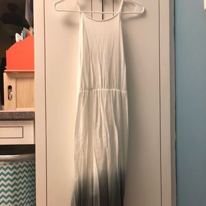 White/Gray ombre maxi dress